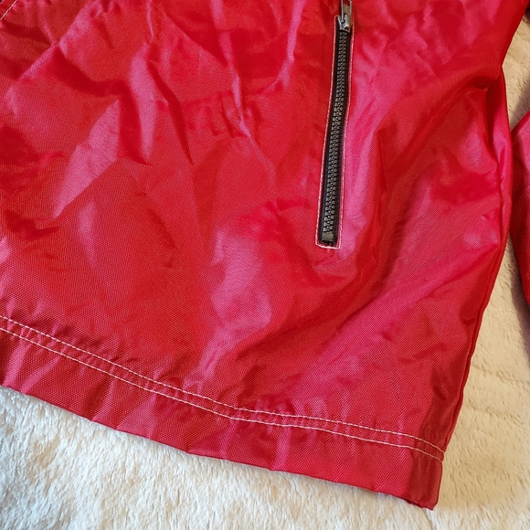 Budweiser Nylon Jacket XL Red Embroidered logos Mens Extra Large Hub-Capz - Picture 3 of 15